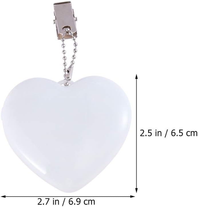 Uonlytech 2Pcs Purse Light Handbag Light Sensor Heart Shape Bag Illuminator Hanging Night Light for Women Ladies Girls, Battery