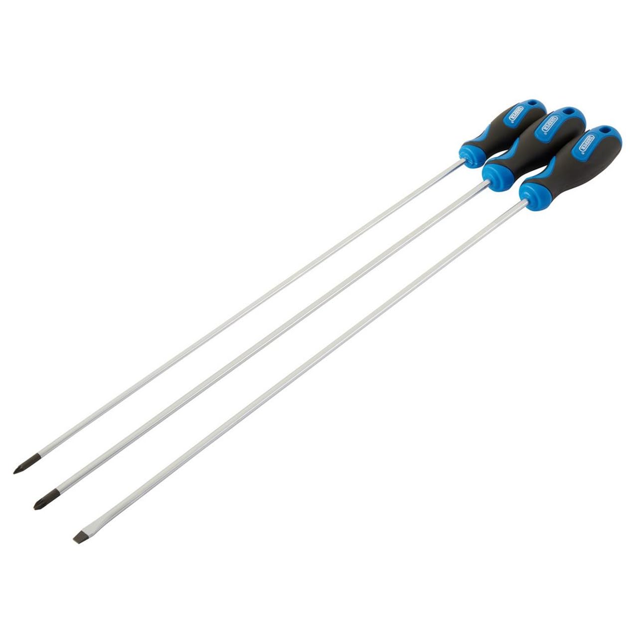 Draper 32603 - Set di cacciaviti a impugnatura morbida, 450 mm (3 pezzi)