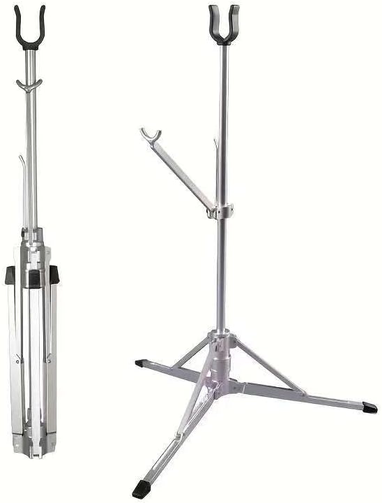 Archery Bow Stand Holder Automatic Foldable Recurve Bow Stand Portable Bow Stand Bracket for Bow Hunting Shooting Practice Competition