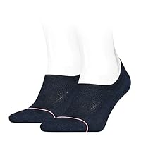 Tommy Hilfiger Men's Iconic Footie Socks, Dark Navy, Size 43/46