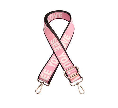 Image of Adjustable National Style Strap Replacement Guitar Style Multicolor Canvas Crossbody Strap for Handbags (009#)
