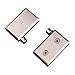 KASHBSAB 2-Piece Door Pivot Hinge Frameless Glass Door Hardware for 6-10mm Thick Door Glass (Brushed)