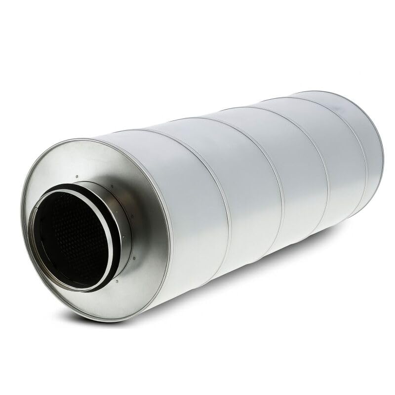 Weedness Vents Silencer 300 mm 90 cm Insulated Suction Tube for Indoor Grow ducted Fan soundproofed