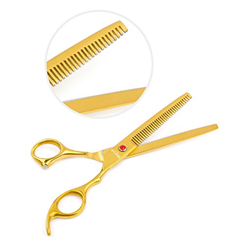 4Pcs/Set Professional Salon Barber Scissors Hairdressing Shears Haircut Tool Kit 7.0inch