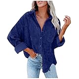 Lzjds Sweatjacke Damen Strickfleecejacke Boucle Mantel Daunenmantel Mit GüRtel Regenhose Und Jacke Fleece Jacke Fellwesten Vereins Jacken GrößEntabelle Jacken Blazer Party(3-Marine, XL)