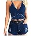 LAOFU Sujetador de mujer sin cable para Cami Bra Yoga Lencería sexy con la intimidad de la Jarra, lencería sexy para mujer, con sujetador sexy, Azul oscuro., L
