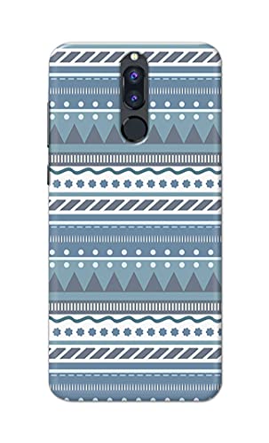 Image of Printed Hard Back Cover Case for Huawei Mate 10 Lite | Huawei Nova 2i | Honor 9i Back Cover (Seamless Geometric Tribal Pattern) -1803