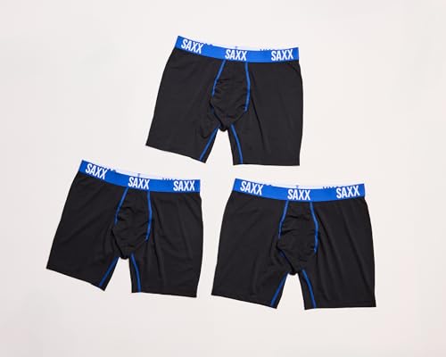 Image of SAXX Underwear Co. Men's Core Performance Mesh Boxer Brief 3-Pack