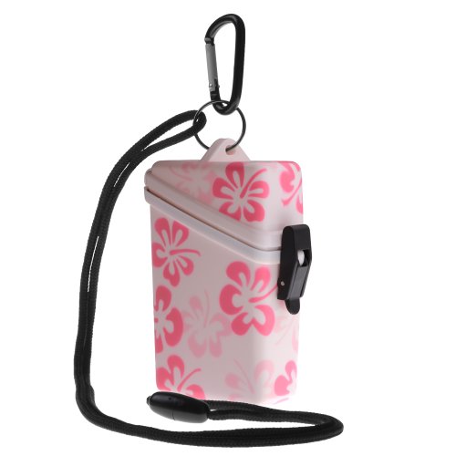 Witz Flower Keep-It Safe Waterproof Case, Pink