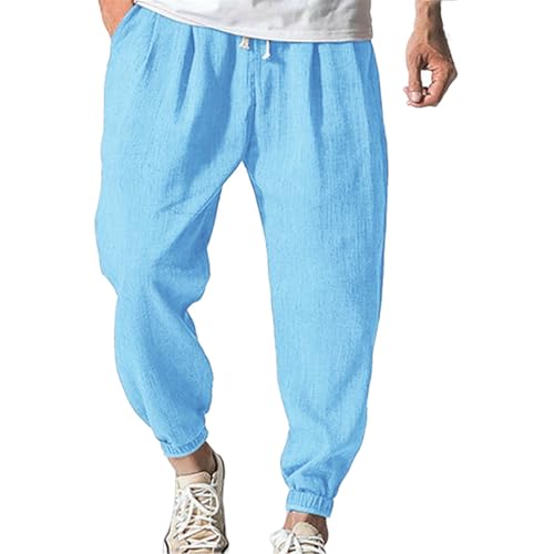 Pantalon d'été en lin pour homme idéal pour vos sorties de loisirs
