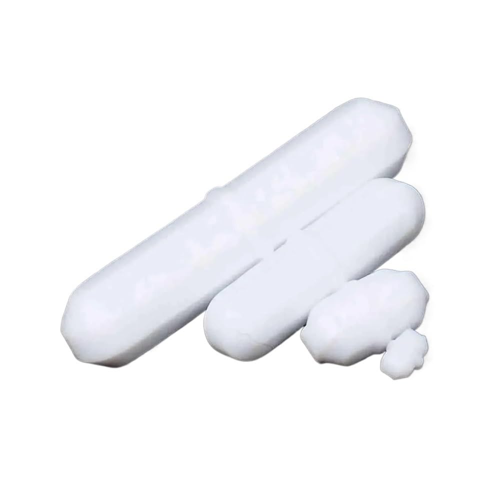Barra di agitazione, Barra di agitazione magnetica rivestita in PTFE da 1 pezzo, dimensioni multiple, strumento laboratorio tipo B(10.5x100mm)