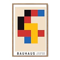 Framed Canvas Wall Art Geometric Illustration Canvas Prints Home Artwork Decoration for Living Room,Bedroom - 16x24 inches