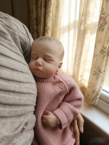 Anano Reborn Baby Dolls Silicone Full Body-20 in Realistic Baby Doll Girl, Full Silicone Babys Doll, Lifelike Newborn Babies, Real Life Reborn Dolls Painted Hair with Accessories