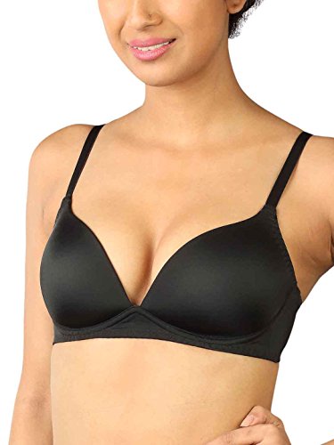 Image of Triumph T-Shirt Bra for Women Padded Non Wired Everyday Bra Invisible Wireless Seamless Lingerie Soft Moulded PU Cup Support Comfortable Smooth Microfiber T-Shirt Bra Pack of 1