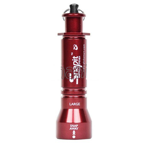 Abridor de ampollas SnapIT en diferentes colores, vial de cristal/seguridad personal, Red (5-25ml, plastic), 1