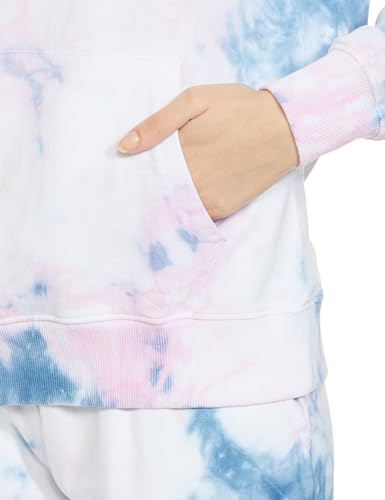 Image of Amazon Brand - Symbol Women Cotton Hooded Relaxed Fit Sweatshirt (Tie-Dye | Pullover) (Available in Plus Sizes)