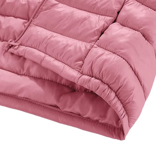 Hooded Puffer Jackets for Boys Girls Lightweight Packable Winter Down Coat Zipper Kids Warm Puffy Quilted Outerwear Windproof4