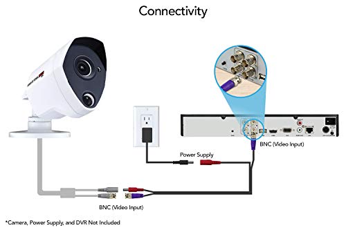 Night Owl 100 Ft. In-Wall Rated Video/Power Camera Extension Cable With Extension Adapter (2-Pack) #TOP5