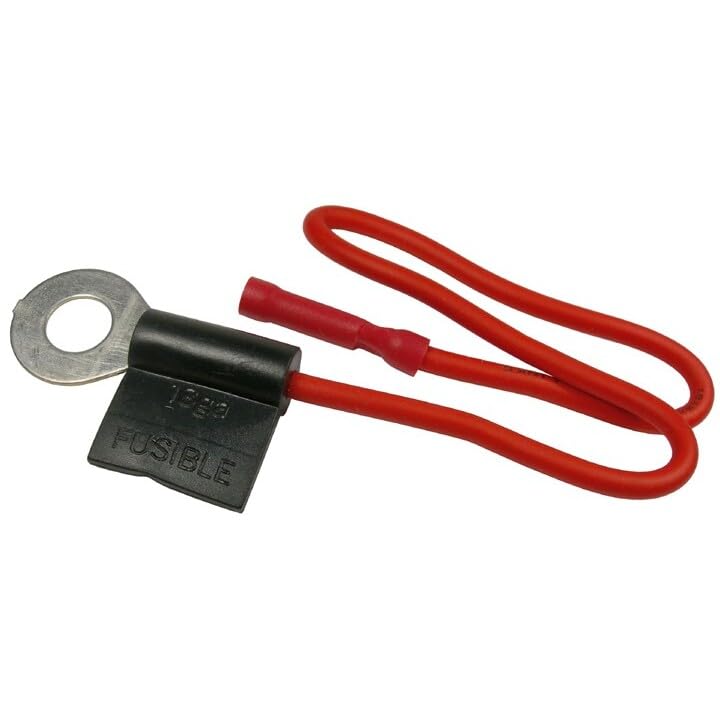 Pico 5552A 10-1/2" Ford Vehicles 18 Gauge Starter Solenoid Fusible Link 5/16" Stud - Red 25 per Package