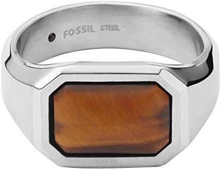 Fossil Men's Stainless Steel Ring 