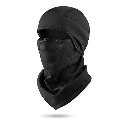 CoolChange Balaclava Anti-fog 150D Windproof Ski Mask Cold Weather Hood Motorcycle Cycling Face Mask (Black)