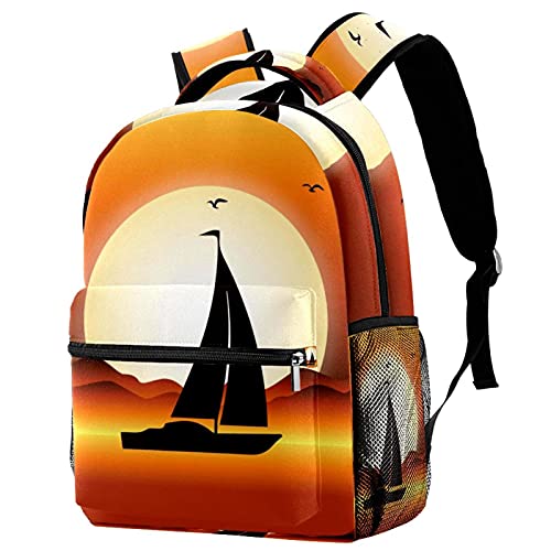 Sac à dos de voyage orange : fini le désordre avec le porte-bouteille