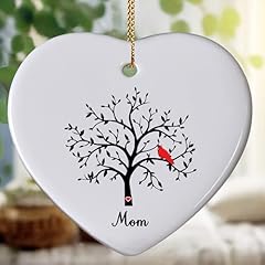Cardinals Stopped on the Branch - Mom