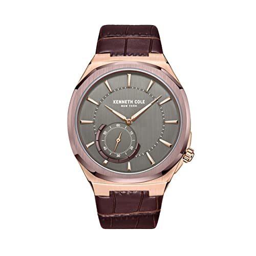 Image of Kenneth Cole Analog Grey Dial Watch for Men-NEKCWGA2221602MN