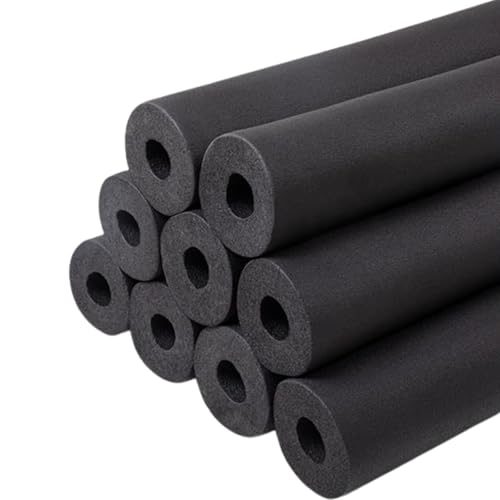 Aislamiento De Tuberías De Espuma, Id 10mm~110mm Espuma Tubería Para Manija Agarre Soporte Cubierta De Mango De Espumas Para Calefacción, Sanitario, Tubo De Cobre(ID 16mm x T 15mm x L 1.8m)