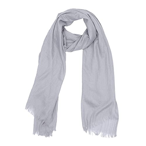 Large Cotton Linen Shawl for Women Chic Outdoor Beach Scarf Multi Purpose Sunscreen Wrap Lightweight