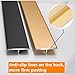 10 Pcs Aluminium Alloy T Molding Floor Transition Strip 48
