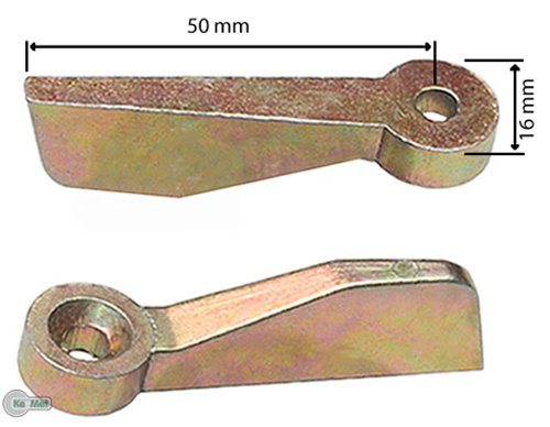 Vorreiber Türvorreiber Fenstervorreiber Fensterriegel (1, 50 x 16 Weiß)