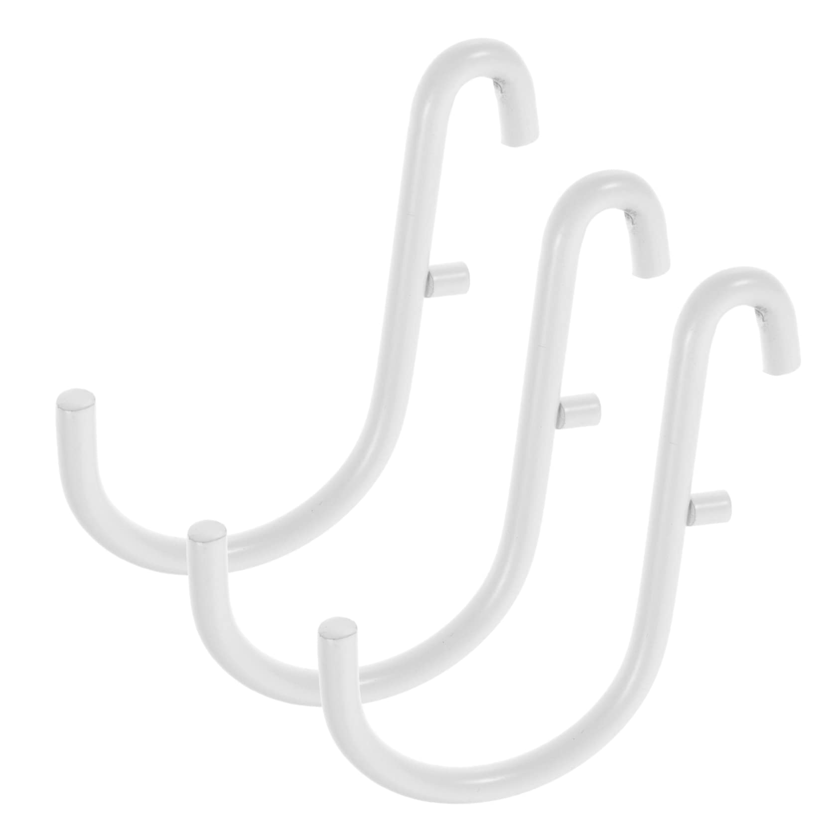 Alipis 5sets Heavy Duty Pegboard Hooks Stainless Steel Garage Tool Organizer Wall Hooks 3pcs*5