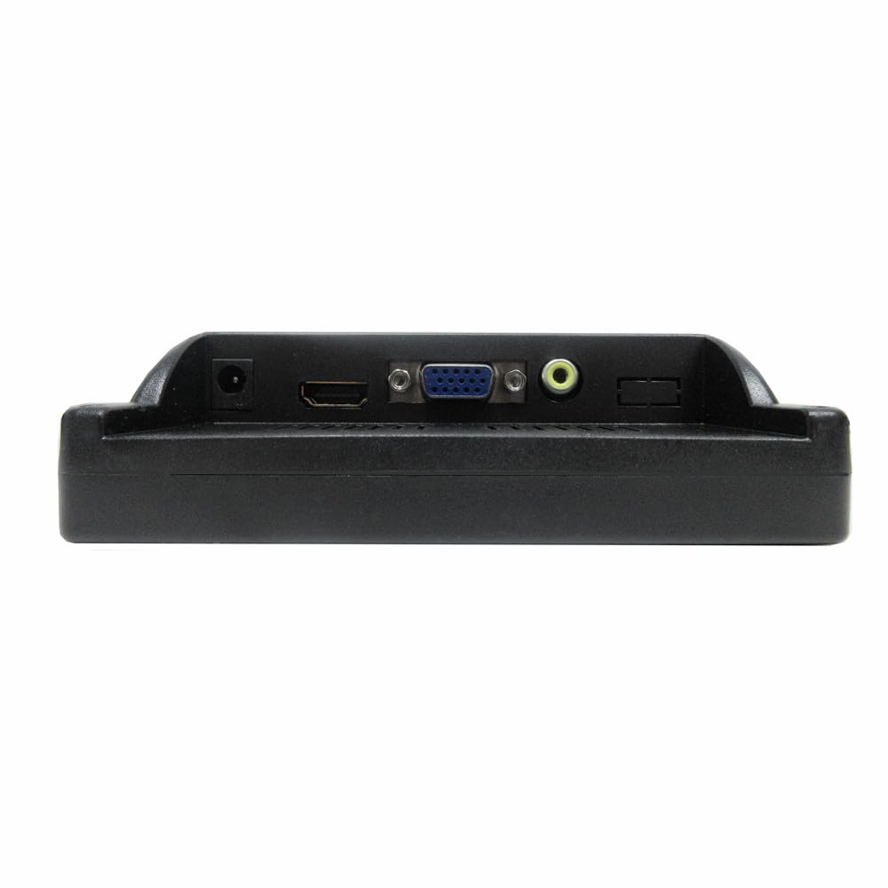 7-calowy przenośny zestaw monitora (format 16:9) ze złączami HDMI/VGA/2AV do PC, Raspberry Pi, Orange Pi i kompatybilności z wieloma urządzeniami (rozdzielczość wyświetlacza: 1024 x 600)
