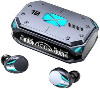 OBA M41 Wireless Bluetooth Headphones with Microphone - V5.3 Wireless Headphones Bluetooth Earbuds with Microphone - Noise Isolating with 4 Microphones - 180h Battery, Compatible with Android, iOS