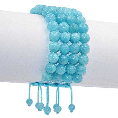 Image of AD Beads Natural 10mm Gemstone Bracelets Healing Power Crystal Macrame Adjustable 7-9 Inch