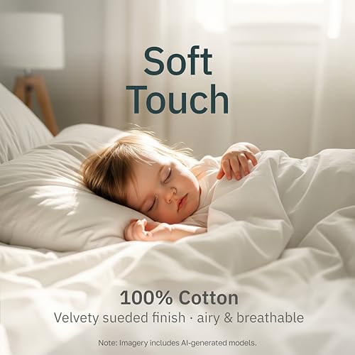 Image of California Design Den Super Soft 100% Cotton Twin Sheets Set - 3 Pcs - Durable Sheets, Easy Fit, Lightweight & Breathable, Suitable for Hot Sleepers & All Seasons, Minimal Wrinkles - Beige