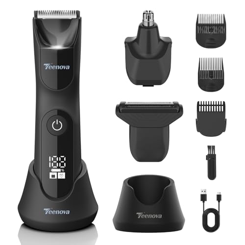 TEENOVA Electric Body Hair Trimmer Shaver - 3 in 1
