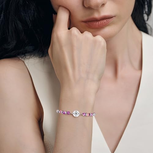 Image of Joycuff Graduation Gifts for Her Him Class of 2026 Graduation Bracelets Inspirational Graduation Compass Bracelet for Women College Graduation Gift for Him Her