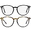 Two Pack (Bright Black + Tortoise)