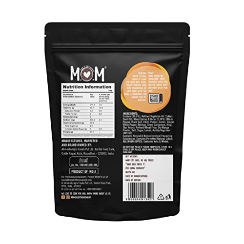 Image of MOM - Meal of the Moment, Roasted Masala Cashew, 46g / 48g (Pack of 6) - Rich source of fiber | High in Protein | Smart Snack | Dry Fruit