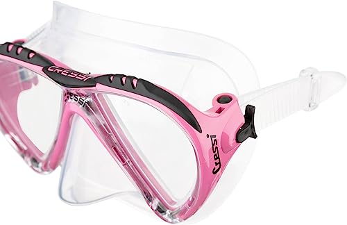 Máscara Cressi Dual Lens para Buceo y Snorkel Adultos con Ajuste para Rostros Estrechos - Lince, Made in Italy miniatura 3