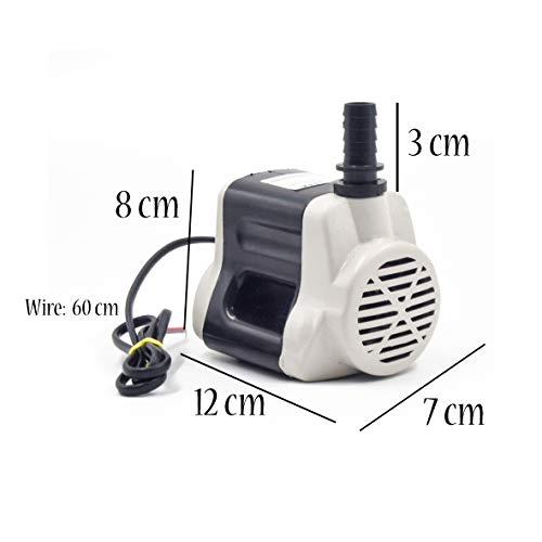 Image of Depron 18W Submersible Water Pump for Air Cooler, Aquarium, Fountain, & Pond | 6-Foot Lift | Ultra Quiet, Energy Efficien (18 Watt Water Pump)