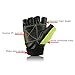 LIVEUP SPORTS Workout Gloves, Training Gloves Half-Finger Gloves for Gym Workout Crossfit Fitness Weightlifting Powerlifting, Weight Training, Biking, Cycling 1 Pair
