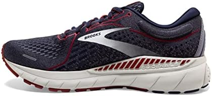 Brooks Men's Adrenaline GTS 21 Running Shoe - Peacoat/Grey/Red - 10 | Image 2