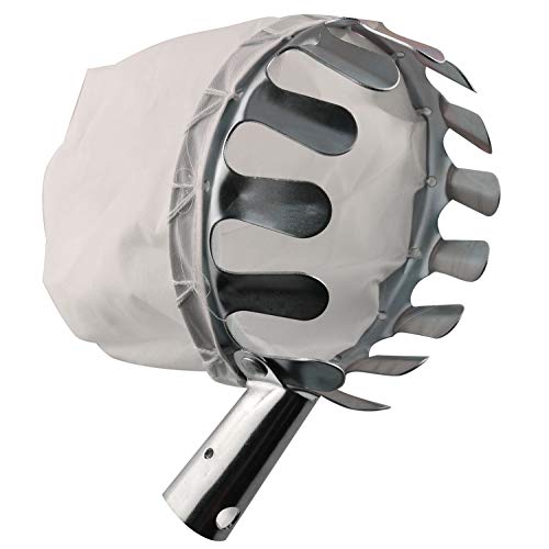 JCBIZ Metal Fruit Picker Agricultural Garden Hardware Tools High Altitude Portable Fruit Picker for Harvest Picking Apple Citrus Pear Peach