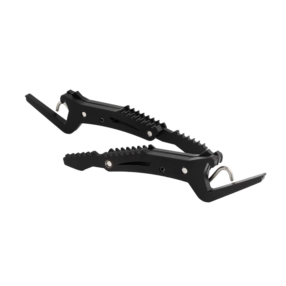 Estriberas universales para pasajeros para la mayoría de motos de cross, todoterreno, MX Cross y Supermoto con estribos originales y pedales traseros de motocross, 1 par
