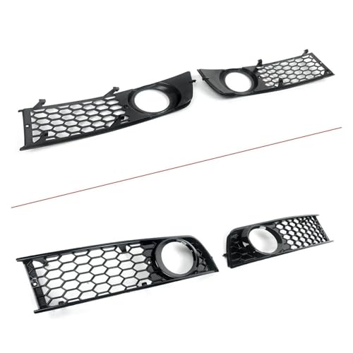 Grille Calandre Avant pour A4 B6 Finition Nid d'Abeille Haute Résistance