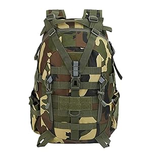 LOCAL LION Tactische rugzak voor heren, 35 l/45 l, militaire wandelrugzak, waterdicht, Molle trekkingrugzak voor…