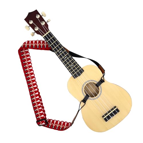 Image of Adjustable Ukulele Strap, No-Drill Ukulele Straps Adult Size, Easy to Use with Double J Hooks, Ukulele Accessories